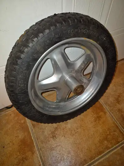 New Flat free wheelbarrow tires good for dual wheel wheelbarrows
