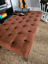Tufted ottoman/bench
