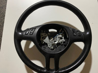 BMW E46 E39 E53 00-06 Sport Tri Spoke Leather Steering Wheel OEM