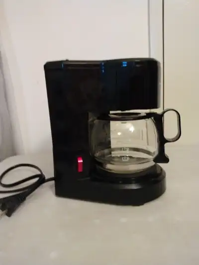 Coffee maker for 4 coffee cups., View more