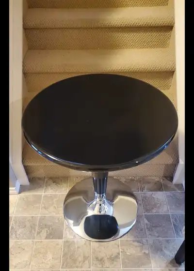 like new 24" adjustable height cocktail pub table, View more