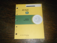John Deere 240 and 245 Farm Loaders Parts Catalog