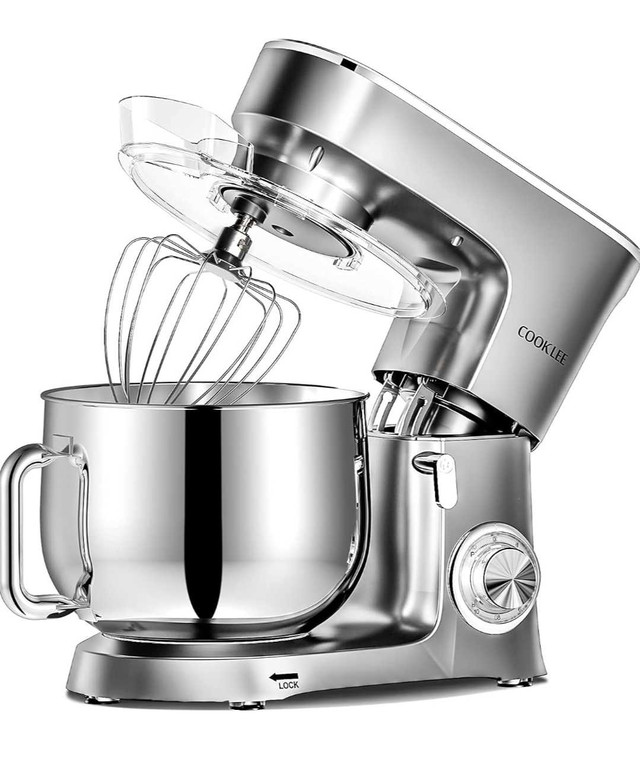 COOKLEE Stand Mixer, 9.5 Qt 660W 10-Speed Electric Kitchen Mixer in Processors, Blenders & Juicers in City of Toronto - Image 4