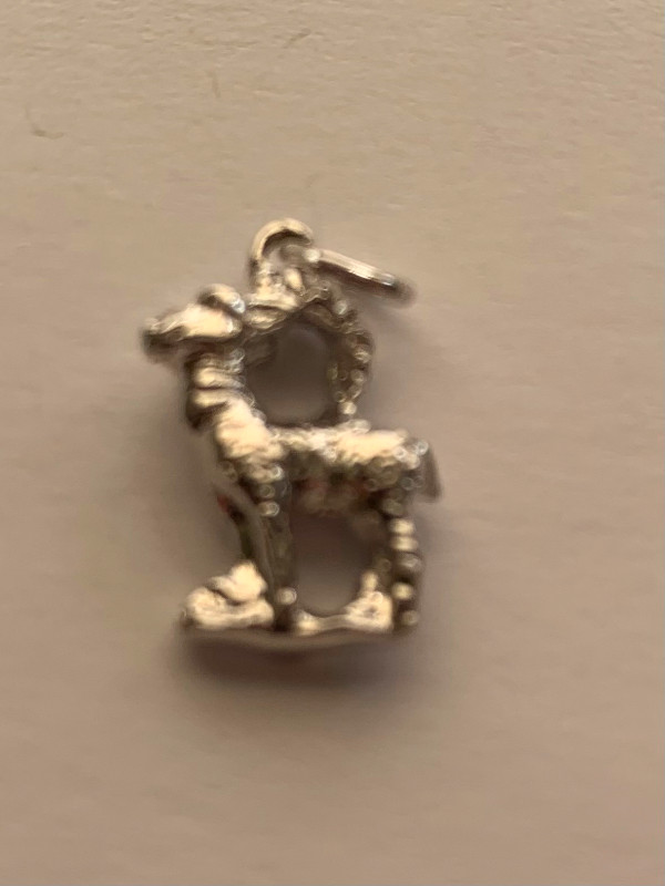 Sterling Silver Big Horn Sheep Charm in Jewellery & Watches in Edmonton