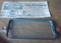 1920s Old Car Defroster, Lion Sleetchaser, Ad and Product