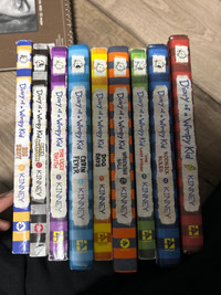 All of Diary Of A Wimpy Kid 8$ each