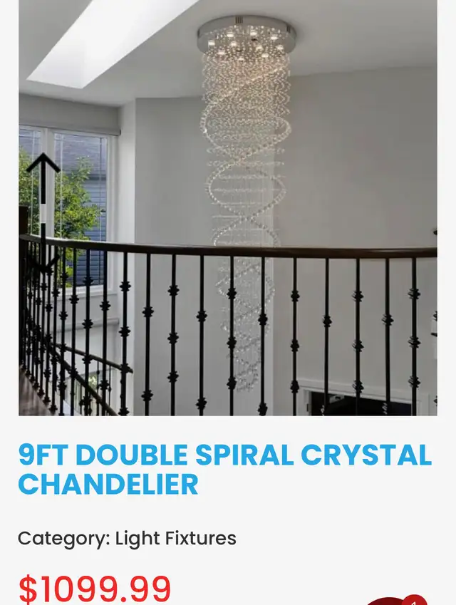 Modern chandeliers in Indoor Lighting & Fans in Ottawa - Image 2