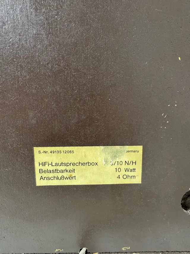 ITT Shaub-Lorenz B3/10 HI FI Lautsprecherbox 10 W speakers in Speakers in Mississauga / Peel Region - Image 11