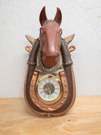 Ceramic Horse Head Clock