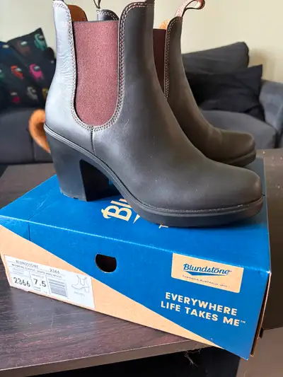 Blundstone heals . Only worn twice! Great condition, View more