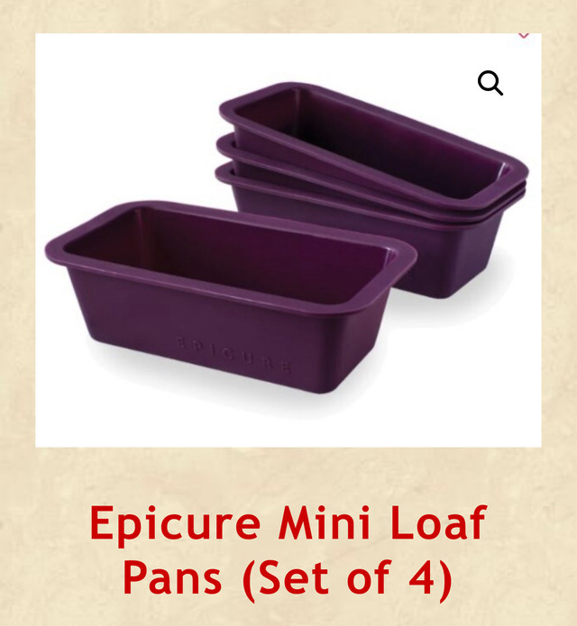  Epicure mini loaf pans in Kitchen & Dining Wares in Winnipeg
