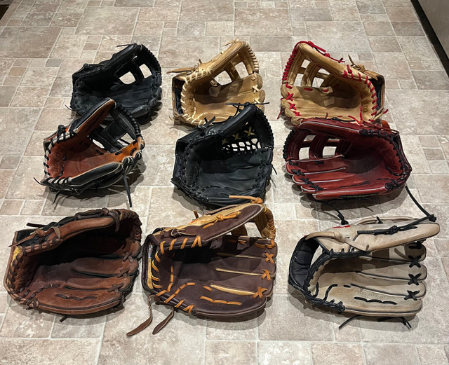 Restored baseball/softball gloves in Baseball & Softball in Winnipeg - Image 2