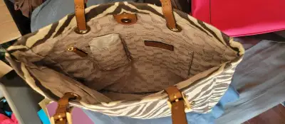 Michael Kors Zebra Tote Bag, View more