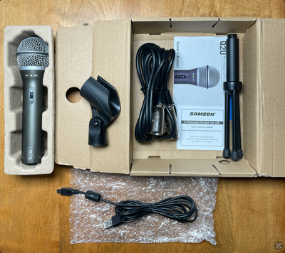 Micro Samson Q2U Dynamic USB & XLR Microphone Podcasting, View more