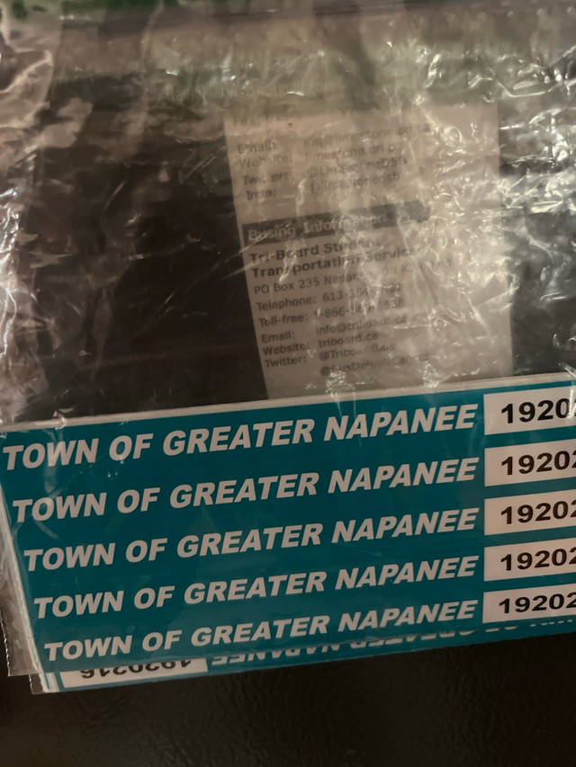 garbage tags in Other in Napanee