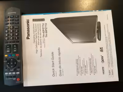 50” TV with stand, remote, and user guide. Just $25 to a good home. Works well. Just replaced with O...