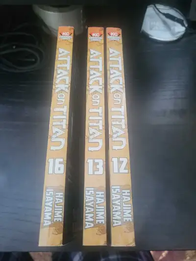 Attack on Titan mangas 12,13,16, View more