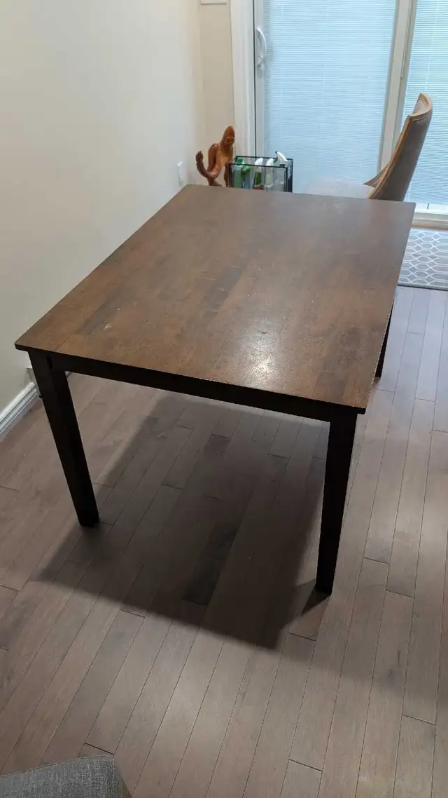 wooden table ( no chairs) in Dining Tables & Sets in Bedford - Image 3