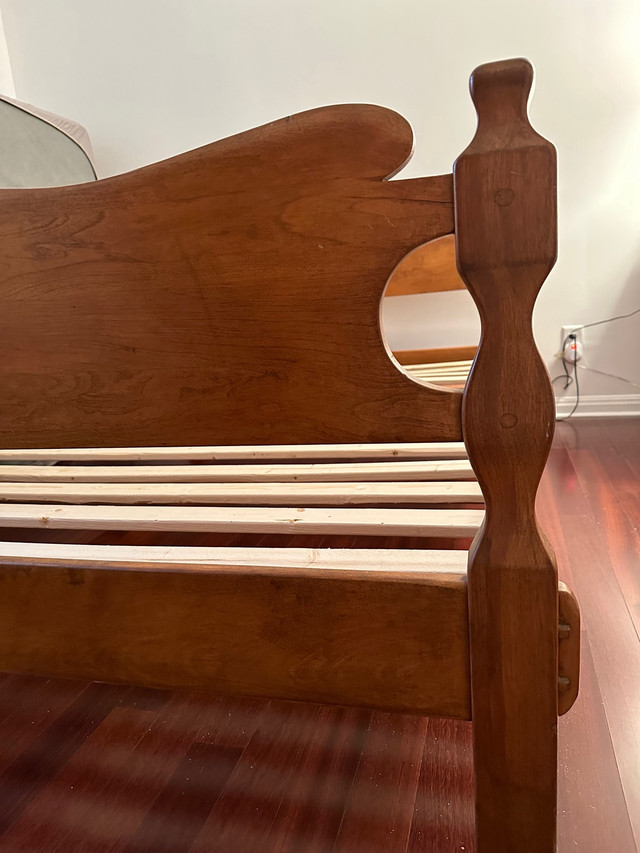 Solid Maple Bed by Imperial Loyalist. Full/Double in Beds & Mattresses in City of Toronto - Image 3