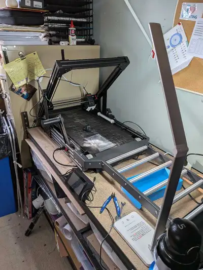Ideaformer IR3 V2 belt 3D printer with extension bracket, View more