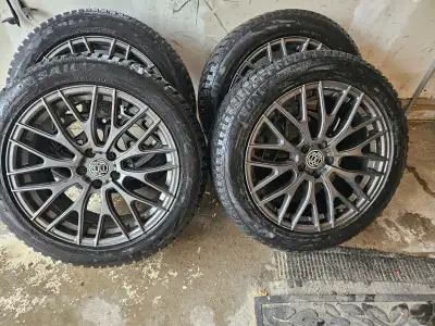 RSSW Boost Alloy 18 inch Rims with Sailun Ice Blazer Winter Tires – $650 Both rims and tires used fo...