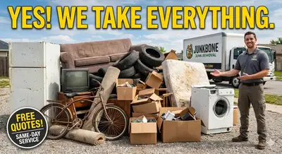 We will take your junk, request for a free estimate