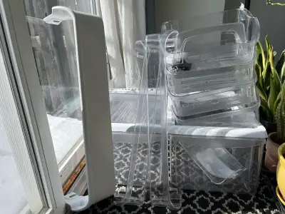 Shelves & Timer & Capacitor - Frigidaire GS18HTZDWC Top Freezer, View more