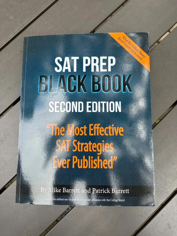 SAT Prep Black Book in Textbooks in Markham / York Region