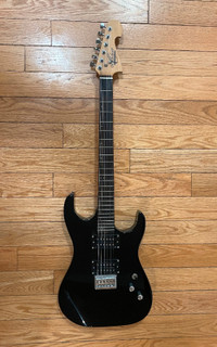 Electric Guitar | Oscar Schmidt By Washburn Black Gloss