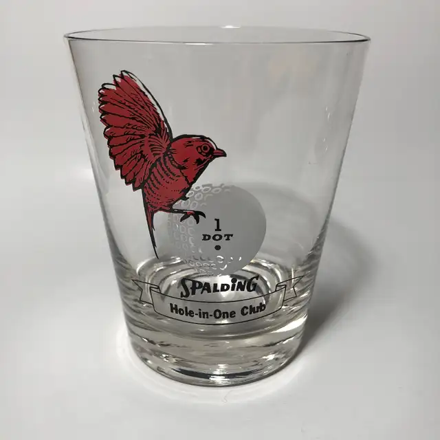 Pair Mid-Century Spalding Golf Hole-In-One Club Whisky Glass NM in Golf in Hamilton - Image 3