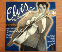 ELVIS PRESLEY, DISQUE VINYL LP " The Beginning Years " 1954-56