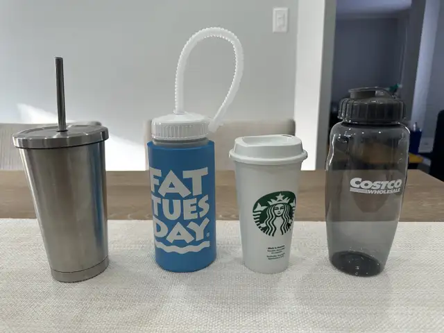 Four Reusable Drink Containers65669430178562120