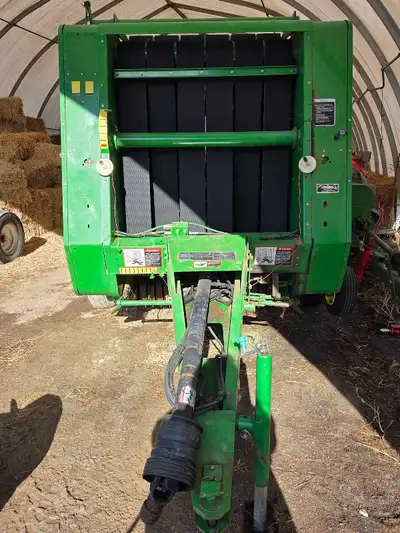 John deere baler in great shape it bales 4 by 5 bales it a hard core baler asking 8,000 location in...