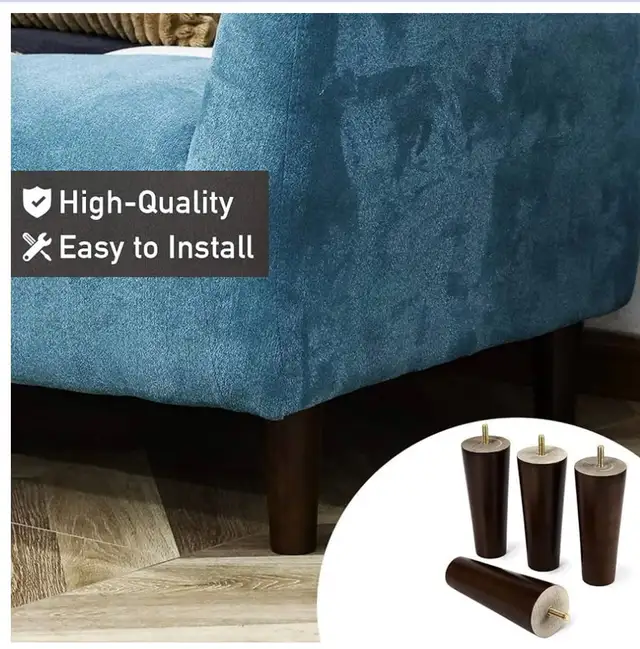Solid wood legs for couch/Sofa bed/cabinet  in Couches & Futons in City of Toronto - Image 2