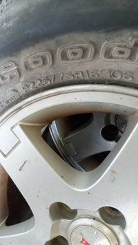 Summer tire's on 16 inch Pontiac rims