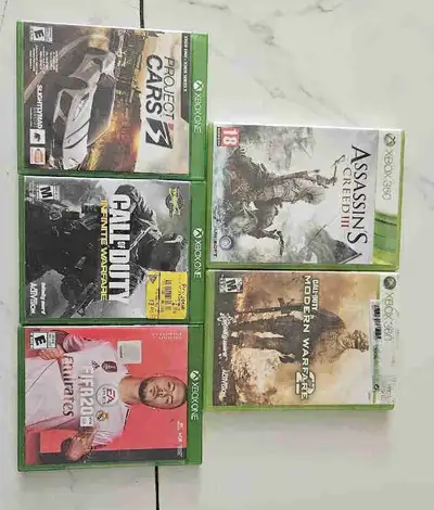 Lot de 5 jeux Xbox One et Xbox 360 – Très propre, View more