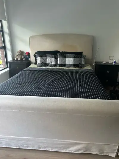 queen size platform bed for sale, View more