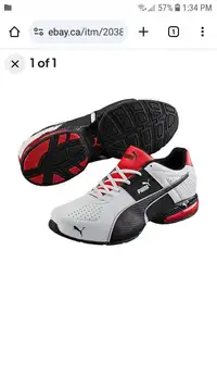 Puma mens size 10 running shoes