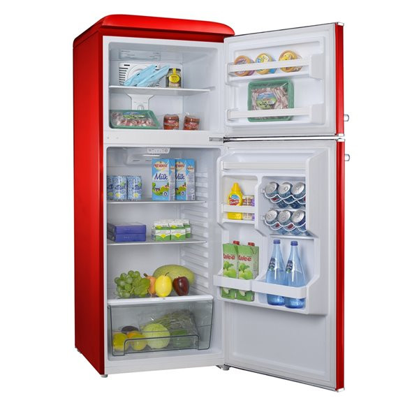 Top Freezer Refrigerator (7.6 cu.ft, red, Retro Style) in Refrigerators in Windsor Region - Image 2