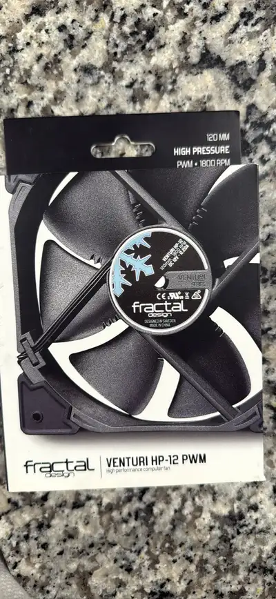 FRACTAL DESIGN Venturi HP-12 120MM PWM Cooling Fan, View more