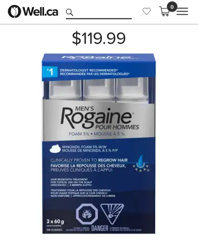 Rogaine - 3x 60ml