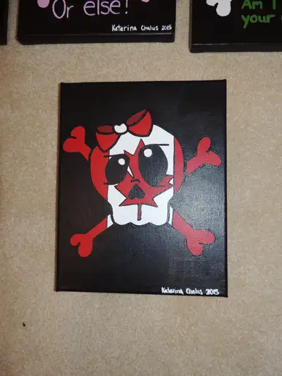 Acrylic on Canvas Paintings, each one is unique and hand painted. Local Edmonton Artist. Unique, dif...