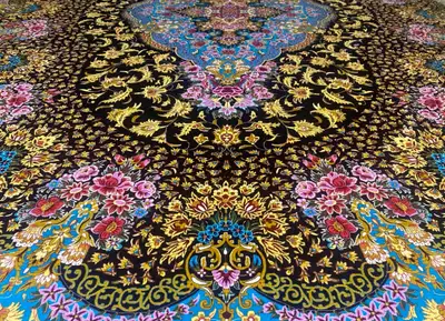 TOP OF THE LINE– DESIGNER COLLECTION–100% SILK PERSIAN RUG 6 M, View more