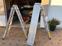 Vulcan Industrial Grade 1 multi task ladders & telescopic plank