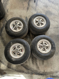 Golf cart rims and tires