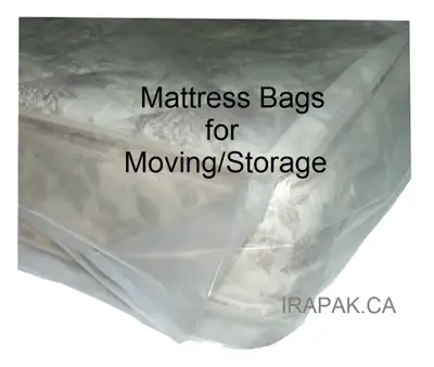 Mattress Bags and Furniture Poly Covers for Moving or Storage, View more