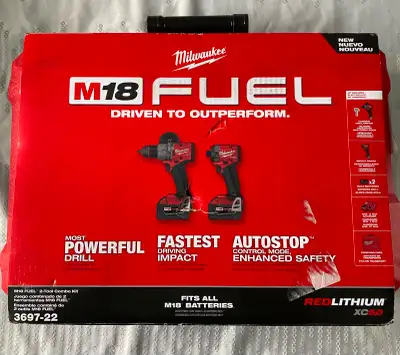 NEW Milwaukee M18 Fuel 2 Tool Combo Kit, View more