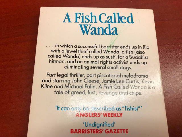 A Fish Called Wanda: The Screenplay in Fiction in Oshawa / Durham Region - Image 2