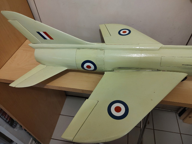 Handmade model of the Hawker WW2 fighterjet British RAF aircraft in Arts & Collectibles in City of Toronto - Image 3