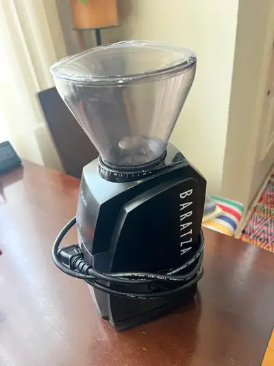 Like new Baradza Encore espresso coffee conical burr grinder, View more